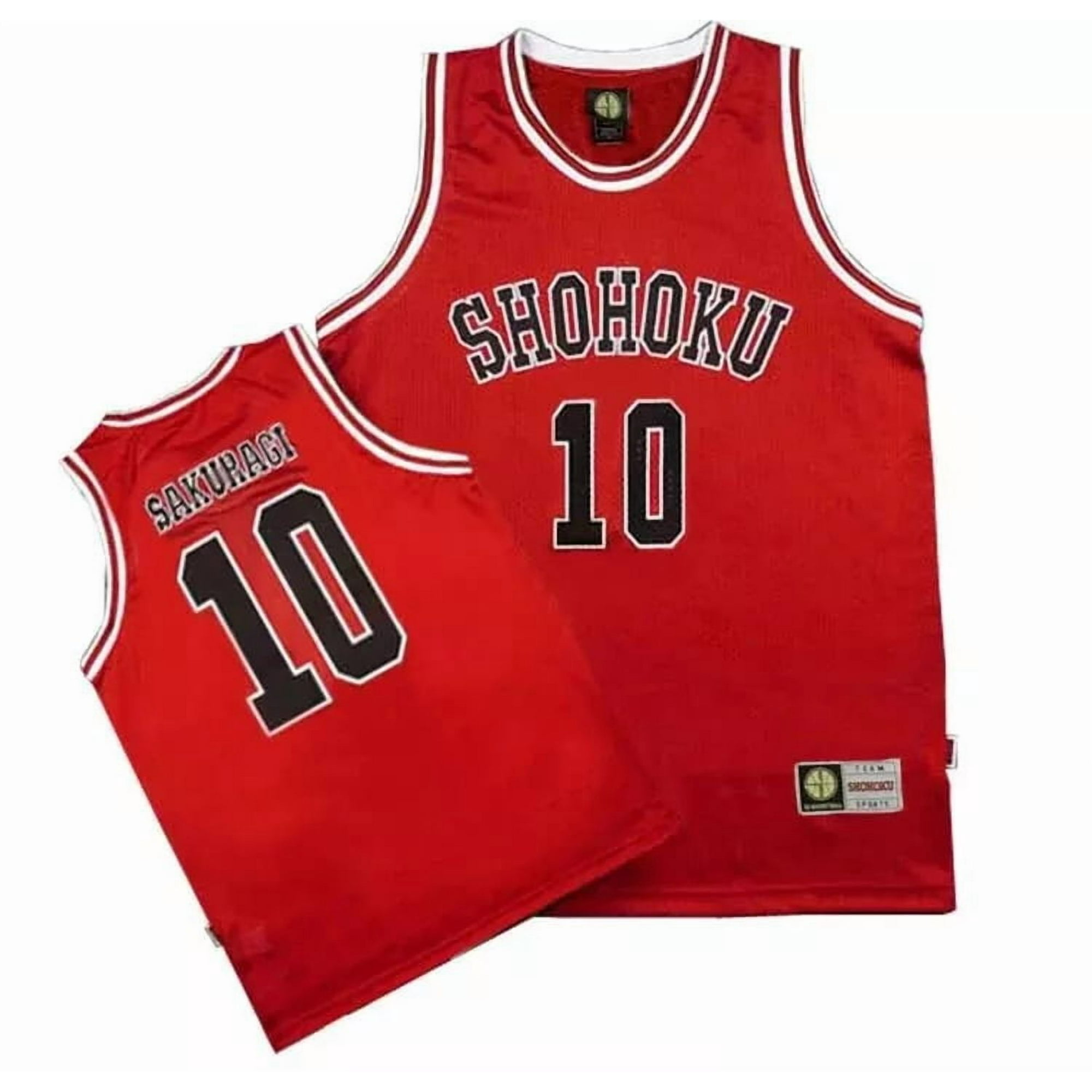 Sm - Polera Cosplay Hanamichi Sakuragi 10 Slam Dunk