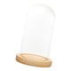 thumbnail image 1 of Cúpula De Cristal Transparente Cloche Casa De Muñecas Decoración Ornamento DIY Cúpula Transparente Cloche 12cmx16cmx14cm, 1 of 5