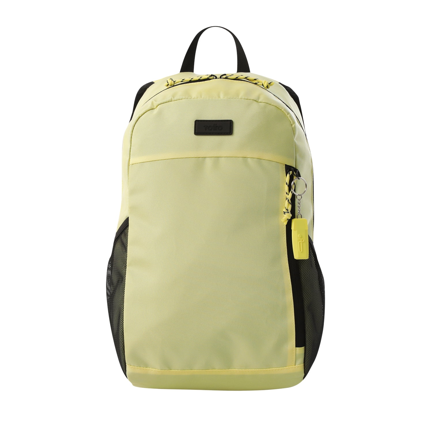 Mochila Urbana Juvenil Rocky Notebook 13" Amarillo Para Mujer Totto