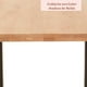 thumbnail image 4 of Mesa de Comedor Estilo Industrial 160x90 Madera Clara, 4 of 4