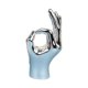 thumbnail image 1 of Estatua De Gesto De Mano Escultura De Mano Creativa Para Decoración De Centro De Mesa De Hogar OK Argent, 1 of 5