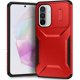 thumbnail image 1 of Funda Resistente para Samsung Galaxy A36 con Tapa Deslizante y Protección Militar Rojo, 1 of 6