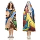 thumbnail image 3 of Mike el Caballero Manta Capa con Capucha Anti-Bolitas, Manta de Lana Ártica Suave, Manta Portátil de Felpa Ligera y Lujosa, Poncho para Siesta en Casa y Oficina, 100*130cm, 3 of 6