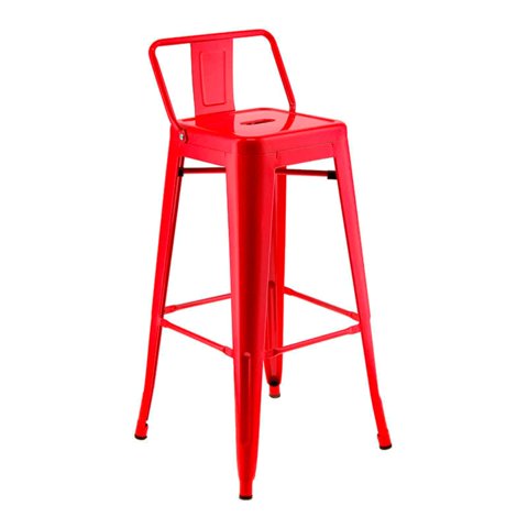 Moadchile - Taburete Tolix 77 Cm Rojo