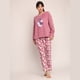 thumbnail image 2 of Pijama coralfleece bordado corazones 261550 - M, 2 of 2