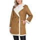 thumbnail image 1 of INSPIRE CHIC Abrigo de Pana Forrado de Invierno para Mujer con Doble Botonadura, Manga Larga y Cuello Vuelto L Marrón, 1 of 6