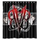 thumbnail image 1 of Cortina de ducha de Black Veil Brides, juego de cortina de baño con ganchos, tamaño 60 x 72 pulgadas, 1 of 3