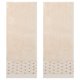 thumbnail image 1 of REGALWOVEN Juego de Toallas de Mano con Patrón de Bordado, Toallas de Mano de Algodón para Baño, Cocina 14" x 30" Marrón Claro 2 Piezas, 1 of 7