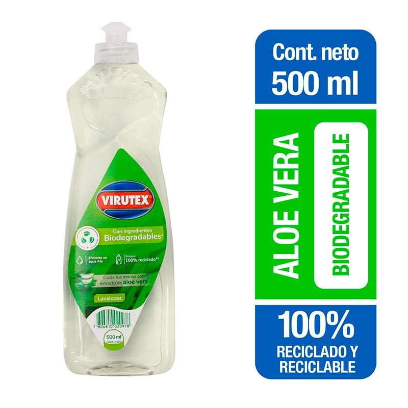 Virutex - Lavaloza Aloe Ecologico 500 Ml
