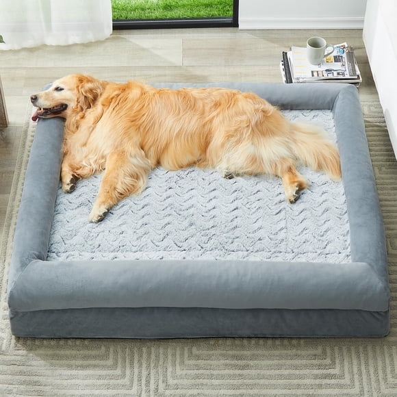 Cama para perros WNPETHOME Giant, lavable con funda impermeable, 170 libras