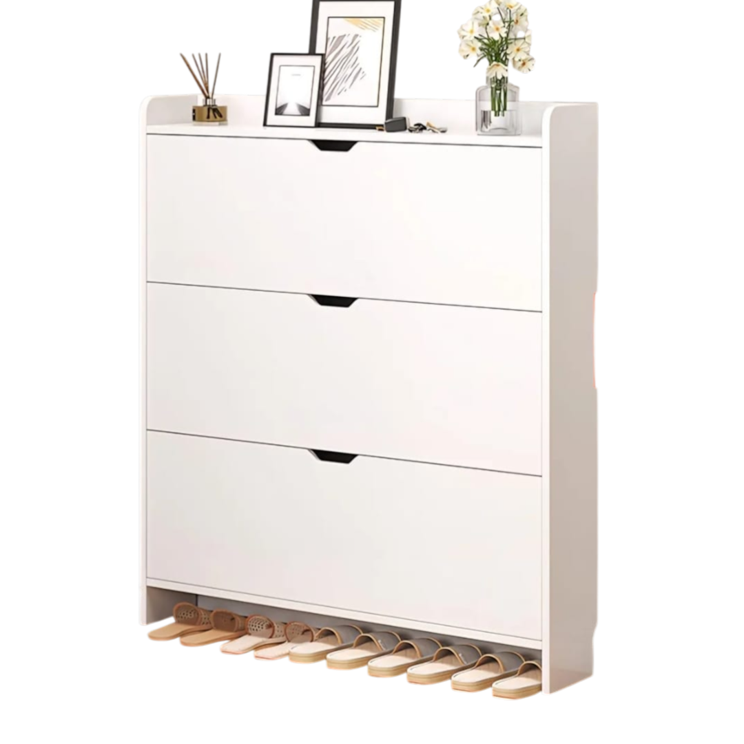 Ttodostore - Zapatero Organizador Estante Armario Blanco