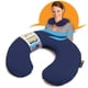 thumbnail image 1 of Almohada cervical SunnyBay para microondas, 1,1 kg, color azul marino, 1 of 6