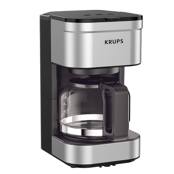 Cafetera KRUPS Simply Brew Compact de acero inoxidable para 5 tazas