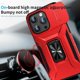thumbnail image 5 of Funda Armada para iPhone 15 Pro Max con Tapa Deslizante y Soporte Magnético Giratorio Rojo, 5 of 5