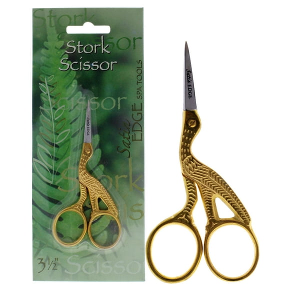 Tijeras Satin Edge Cigeña Dorada 3.5"