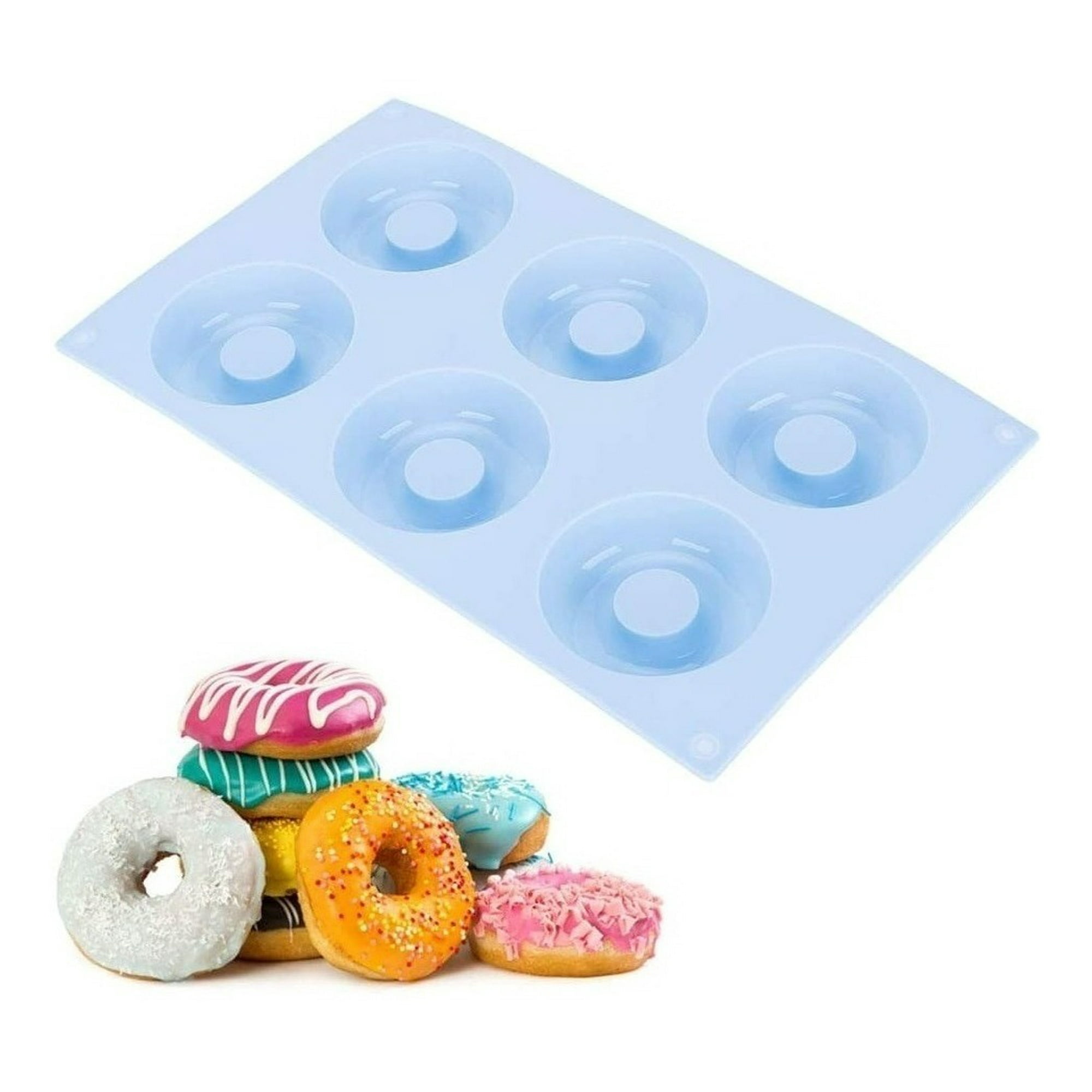 Genérico - Moldes Silicona Donas Moldes De Silicona Donuts Mini Dona