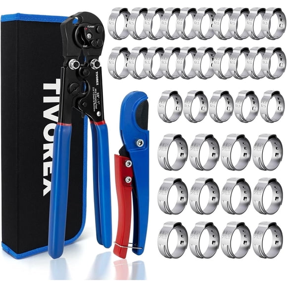 Kit Crimpadora PEX Tivorex 2 en 1 11 pulgadas