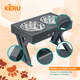 thumbnail image 2 of Comedero y bebedero Para Perros Altura Ajustable Gris- Plato Acero y de dificultad, 2 of 7