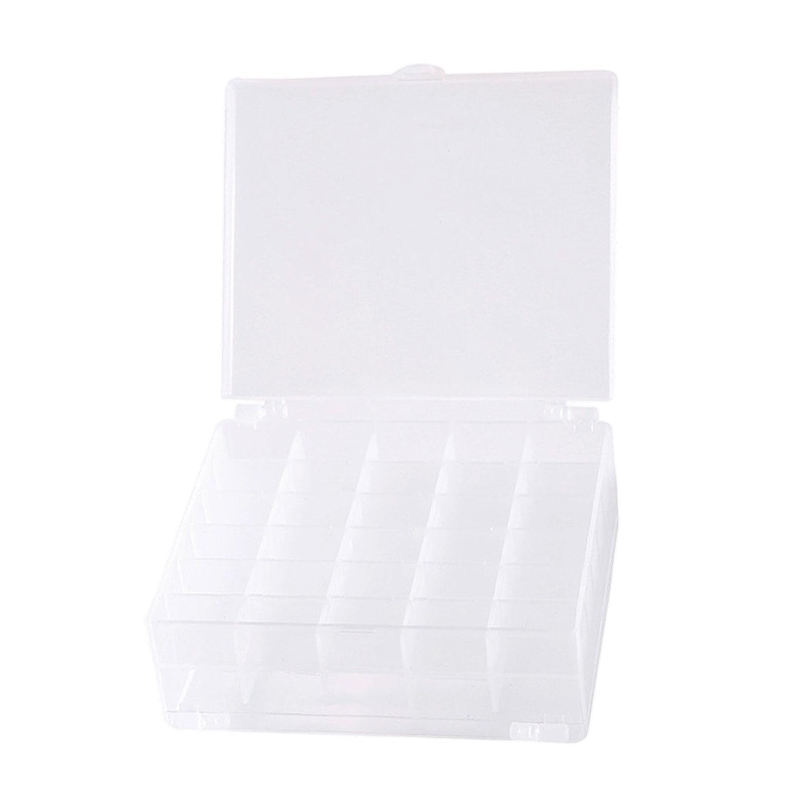 Bothyi - Caja De Almacenamiento De Bobinas Para El Hogar, Transparente, Portátil, Protectora, A Prueba De Polvo