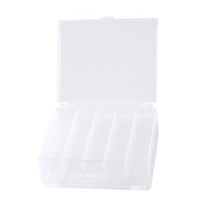 Bothyi - Caja De Almacenamiento De Bobinas Para El Hogar, Transparente, Portátil, Protectora, A Prueba De Polvo