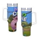 thumbnail image 4 of Mia y Codie Vaso aislado de acero inoxidable con asa, diseño temático, regalo para familia, amigos y fans; incluye pajita y encaja en el portavasos estándar, 40 oz, 4 of 6