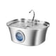 thumbnail image 3 of Fuente Para Gatos De Acero Inoxidable Suministros De Riego Para Alimentación De Gatos Fuente Para Beber Con Ventana, 3 of 5