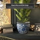 thumbnail image 5 of Maceta Red Lantern 14 de porcelana azul y blanca con estampado floral, 5 of 6