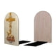 thumbnail image 2 of Cristiano Sujetalibros decorativos temáticos, tope para estantería con base antideslizante, uso dual para hogar y oficina - 2 piezas, 2 of 6