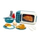 thumbnail image 4 of 17 Piezas De Juguetes De Microondas Para Niños, Juego De Simulación, Decoración, Utensilios De Cocina Para Niñas Y Niños, Color Azul, 4 of 5