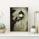 thumbnail image 1 of 1pc, HD Printed Canvas Painting Wall Art - Crow Under the Lamp Night Scene Home Decoration Pictures for Living Room Decor, 1 of 4