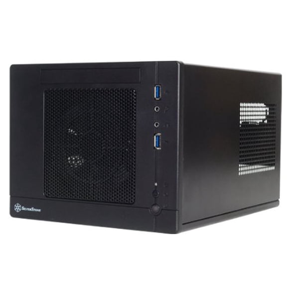 Funda para ordenador SilverStone SG05BB-LITE Mini-ITX con 2 puertos USB 3.0