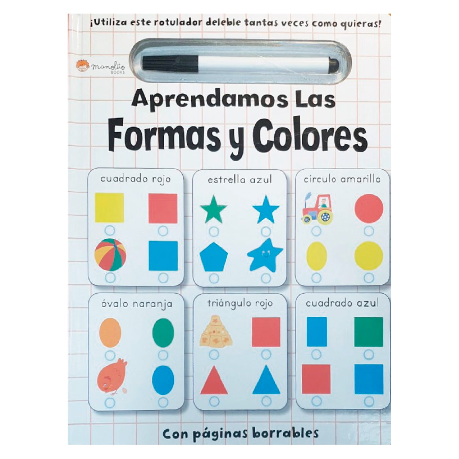 Manolito Books - Libro Aprendamos Las Formas Y Los Colores