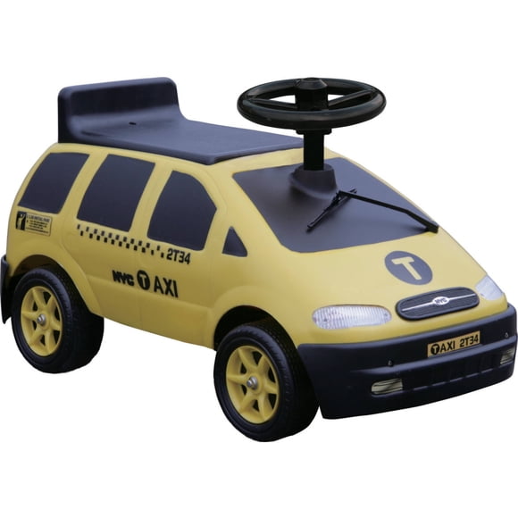 Taxi Ride-On Toy Giggo NYC con licencia oficial de la ciudad de Nueva York