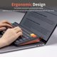 thumbnail image 3 of Teclado nuphy Node75 Inalámbrico Hot‑swap Negro‑Rojo, 3 of 8