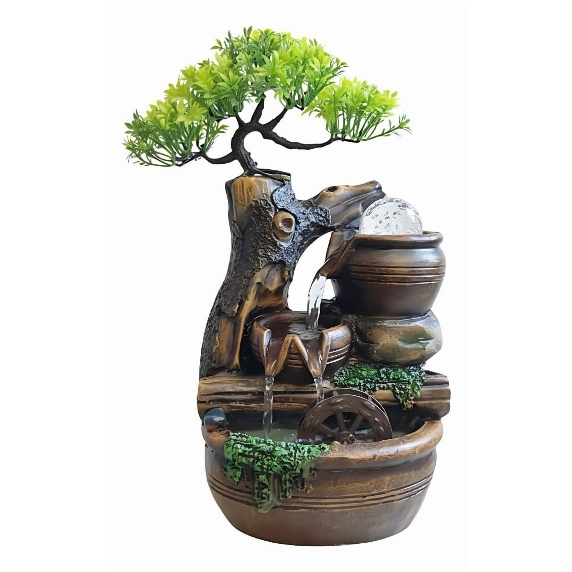 Genérico - Fuente Agua Cascada Decorativo Adorno Mesa Hogar Jhn