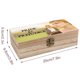thumbnail image 2 of Orgullo y Prejuicio Caja Organizadora de Madera Rústica - Caja Decorativa Multifuncional para Escritorio, Hogar, Oficina, Joyas y Manualidades, 2 of 6