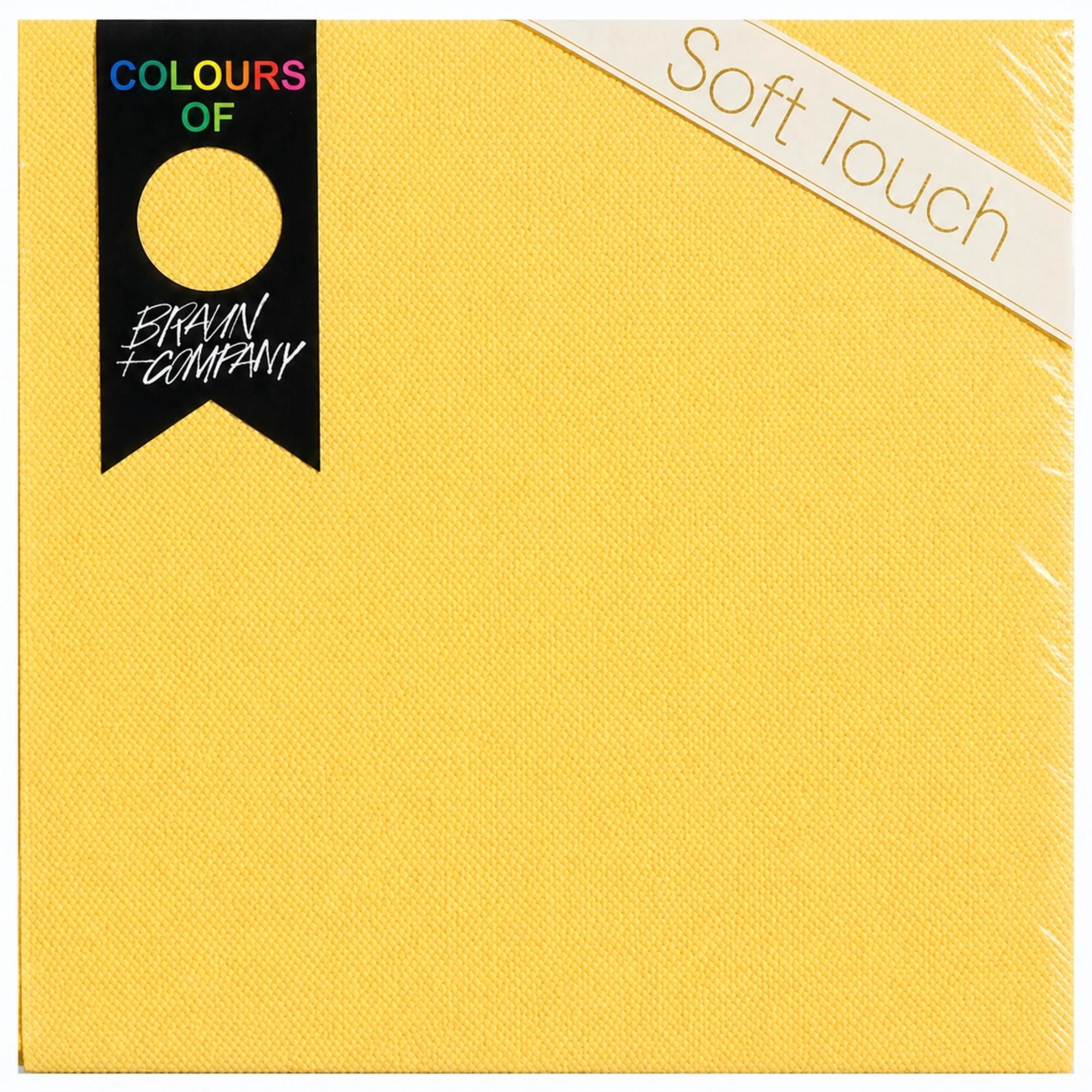 Servilletas Mesa Surtido Colores 38x38 Cm 50 Un Braun