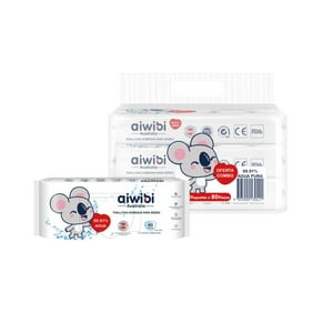 Aiwibi - 3 Paquetes De Toallitas Húmedas Para Bebés 99,91% Agua