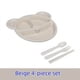 thumbnail image 1 of Make Mealtime Fun and Safe with Our Children's Dinner Plate Set - Wheat Grass Baby Dinner Plate, Lightweight and Divided for Kindergarten Baby Food Supplement. Dishwasher Safe, Non-Toxic and BPA Free, 1 of 5