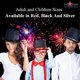 thumbnail image 4 of Top Hat Dress Up America Black Magician Party Gorro unisex, 4 of 6