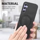thumbnail image 5 of Magnetic Slim Case for Samsung Galaxy A14 with Camera Guard & Anti-Scratch Back Black, 5 of 6