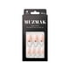 thumbnail image 1 of - Uñas Press On White Shimmer Almond 36 U., 1 of 2
