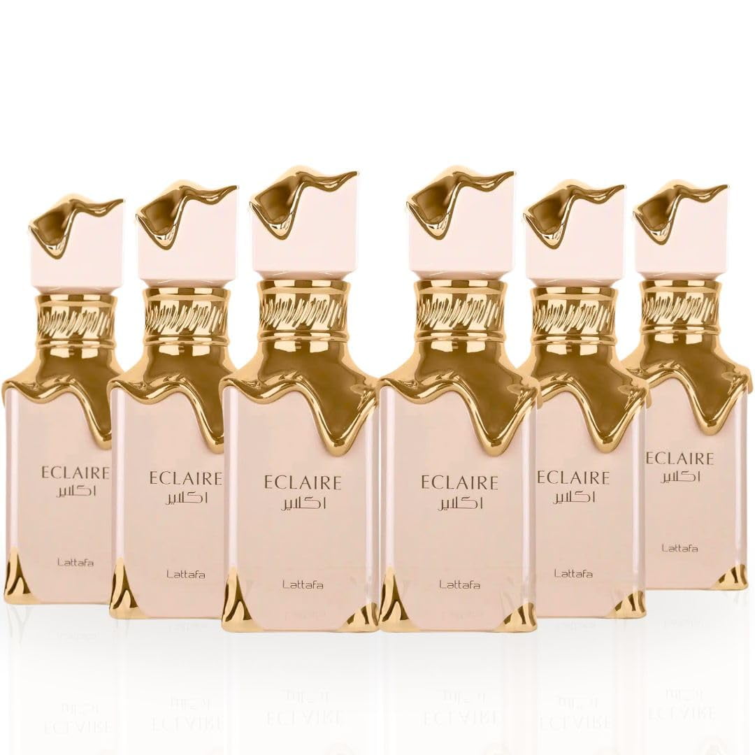 Perfume Lattafa Eclaire Edp En Aerosol, 100 Ml, Para Mujer, Paquete De 6