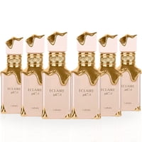 Perfume Lattafa Eclaire Edp En Aerosol, 100 Ml, Para Mujer, Paquete De 6