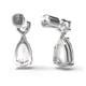 thumbnail image 4 of Pendientes Swarovski Mesmera Drop con piedras grandes y transparentes de talla mixta, 4 of 5