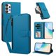 thumbnail image 2 of Funda con Billetera para [Samsung Galaxy A73 5G] con Bolsillo Zipper y Tarjetero Azul lago, 2 of 6