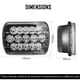thumbnail image 4 of Faros Vspec H6054 7x6 LED Impermeables IP67, 4 of 8