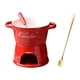 thumbnail image 4 of Calentador De Mantequilla Para Aperitivos, Tapas Y Fondue Para Fiestas, Compromisos Y Aniversarios, Color Rojo, 4 of 5