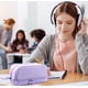 thumbnail image 3 of Lapicera Doble Capa De Gran Capacidad Estuchera Escolares Morado, 3 of 9