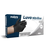 Nobre - Guantes De Nitrilo Negro Talla M